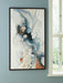 Signature Design Blue/Amber/White Wall Art