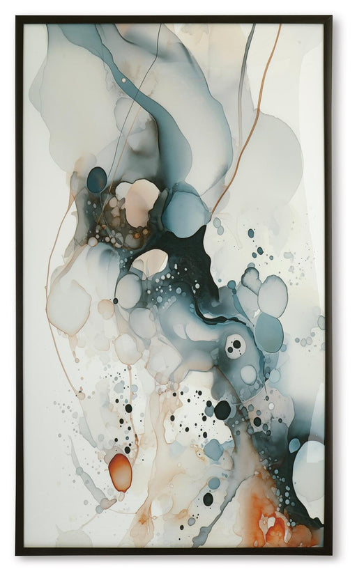 Signature Design Blue/Amber/White Wall Art