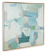 Signature Design White/Blue/Green Wall Art
