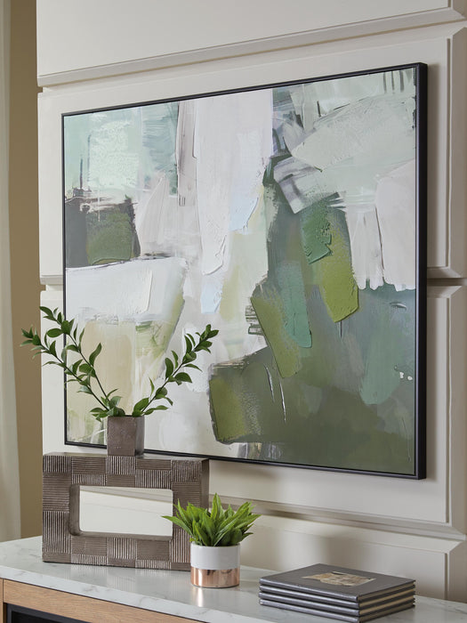 Signature Design Green/Gray/White Wall Art