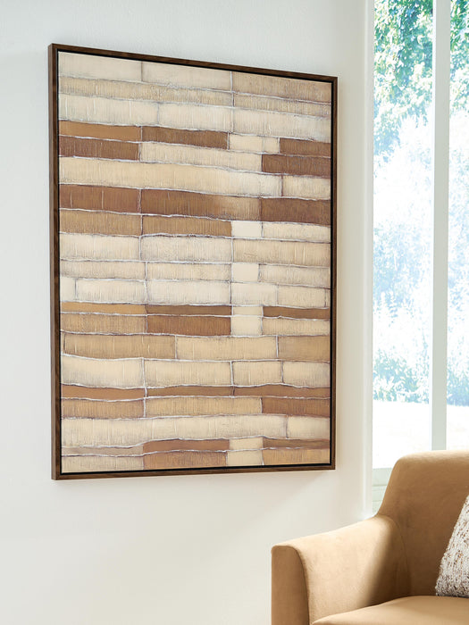 Signature Design Brown/Tan/White Wall Art