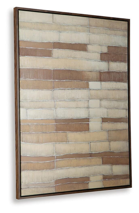 Signature Design Brown/Tan/White Wall Art