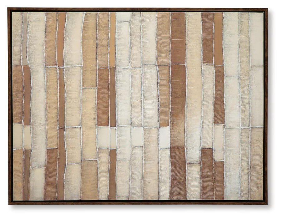 Signature Design Brown/Tan/White Wall Art
