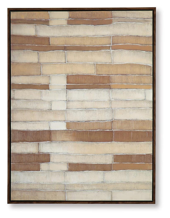 Signature Design Brown/Tan/White Wall Art