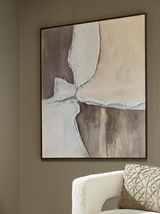 Signature Design Brown/Tan/White Wall Art
