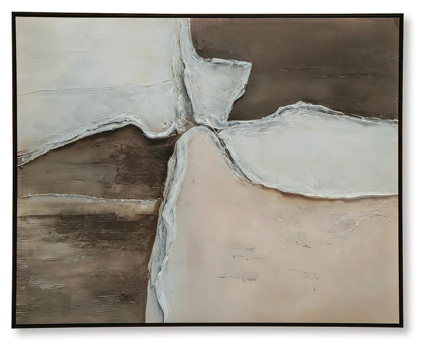 Signature Design Brown/Tan/White Wall Art