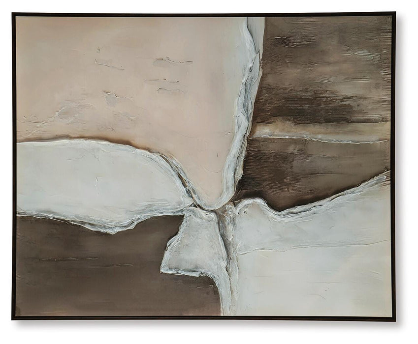 Signature Design Brown/Tan/White Wall Art