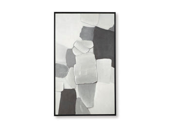 Signature Design White/Gray/Black Wall Art