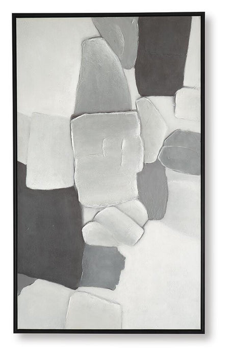 Signature Design White/Gray/Black Wall Art