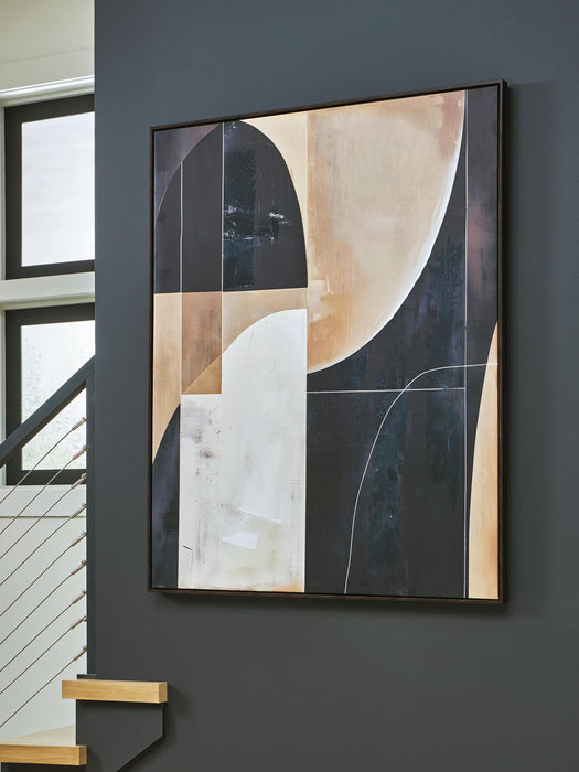 Signature Design Black/Brown/Tan Wall Art
