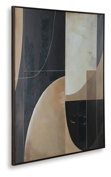 Signature Design Black/Brown/Tan Wall Art