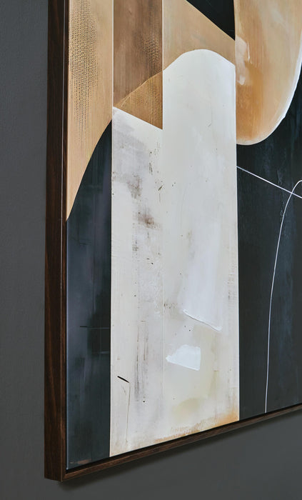 Signature Design Black/Brown/Tan Wall Art