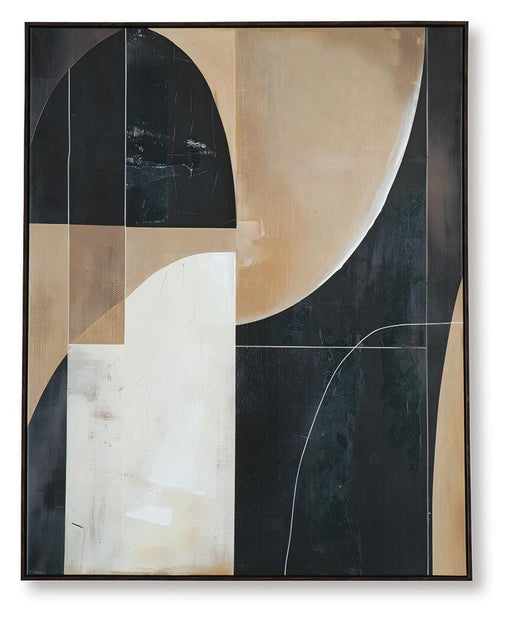 Signature Design Black/Brown/Tan Wall Art