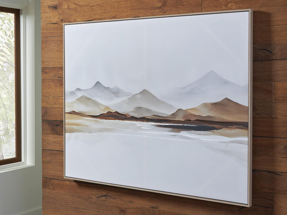 Signature Design White/Gray/Brown Wall Art