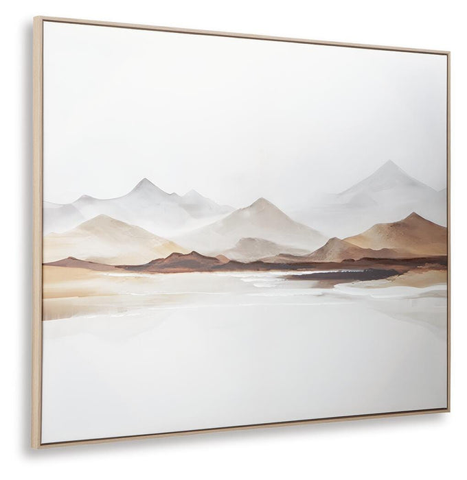 Signature Design White/Gray/Brown Wall Art