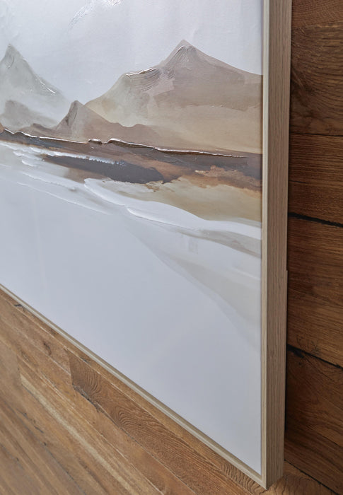 Signature Design White/Gray/Brown Wall Art