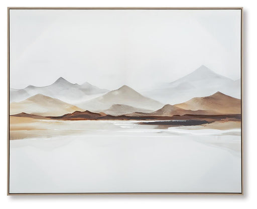 Signature Design White/Gray/Brown Wall Art