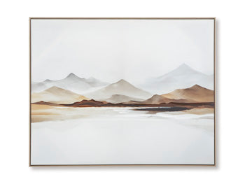 Signature Design White/Gray/Brown Wall Art