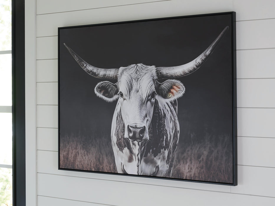 Signature Design Black/White/Brown Wall Art