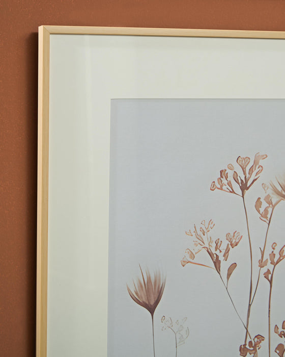 Signature Design Beige/Gray/Blush Wall Art Set (4/CN)