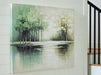 Signature Design Green/Tan/White Wall Art