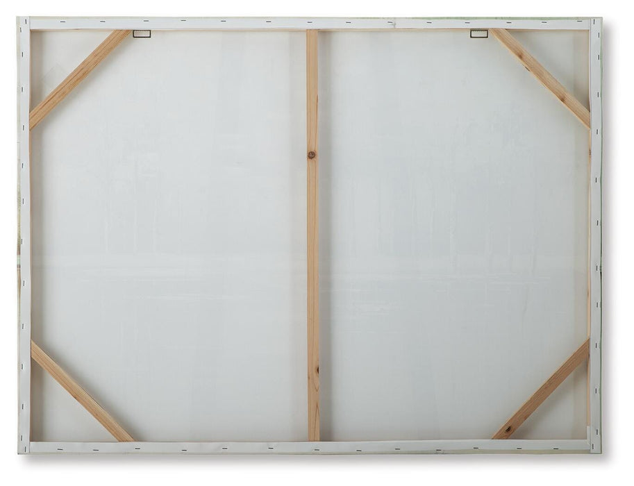 Signature Design Green/Tan/White Wall Art