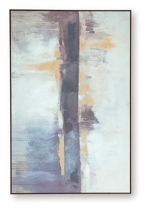 Signature Design Blue/White/Tan Wall Art