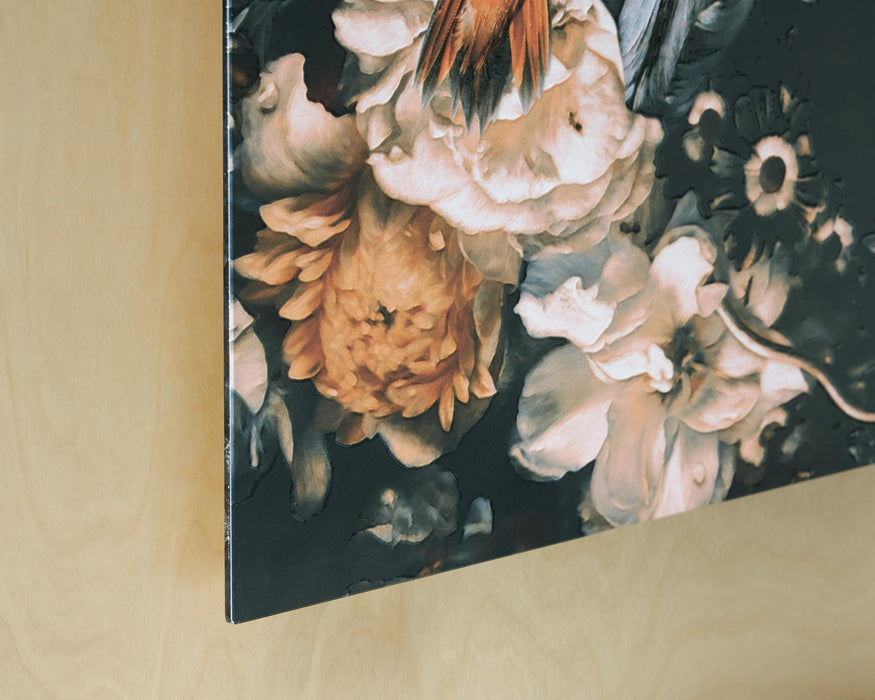 Signature Design Orange/Black/White Wall Art