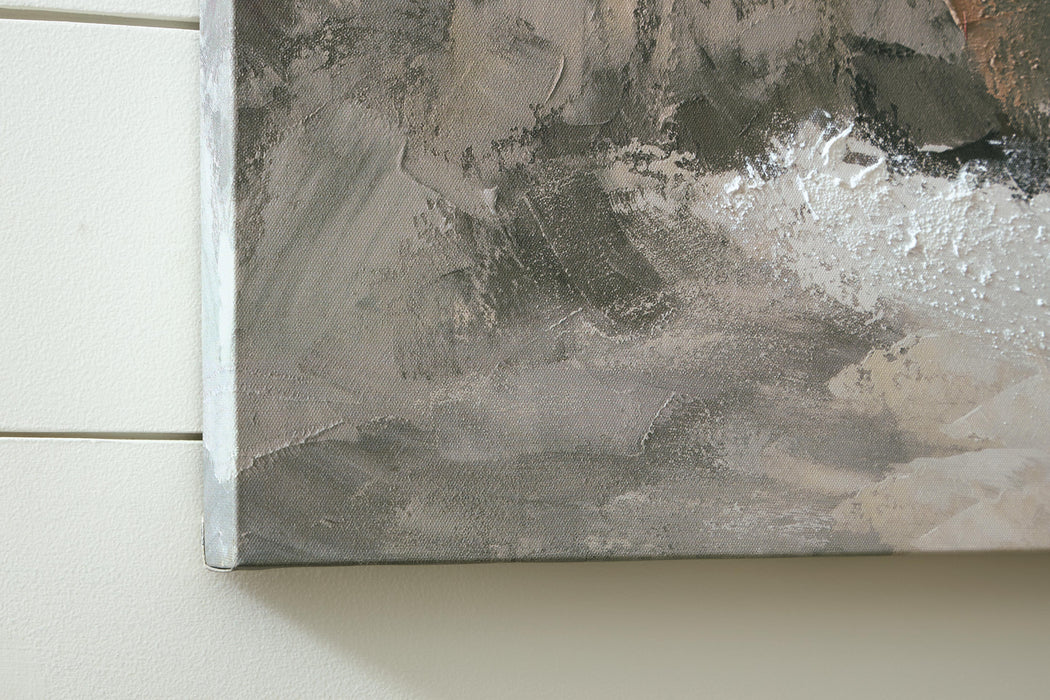 Signature Design Tan/Gray/White Wall Art