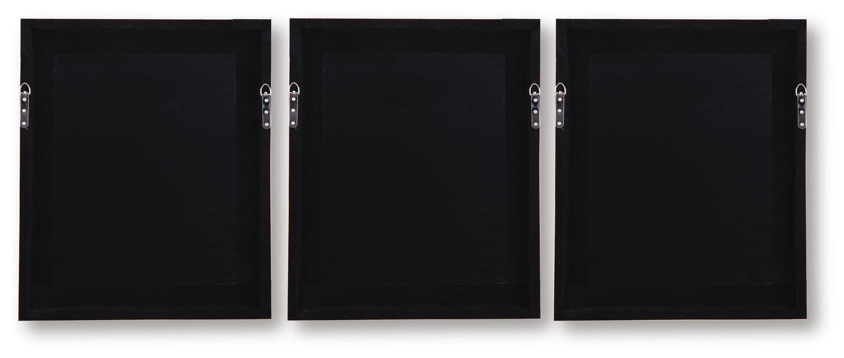 Signature Design Taupe/White Wall Art Set (3/CN)