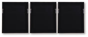 Signature Design Taupe/White Wall Art Set (3/CN)