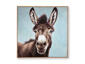 Signature Design Brown/Blue/White Wall Art