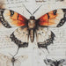 Signature Design Orange/Black/Ivory Wall Art Set (3/CN)