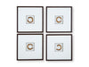 Signature Design White/Gold Finish Wall Art Set (4/CN)