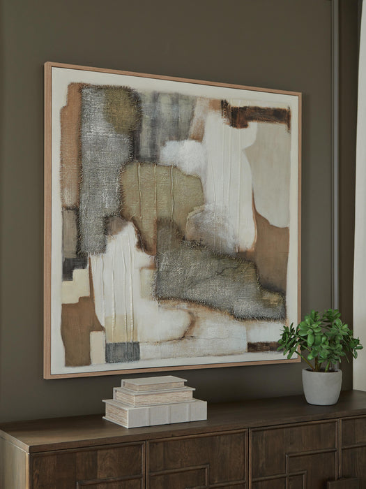Signature Design Tan/Brown/Gray Wall Art