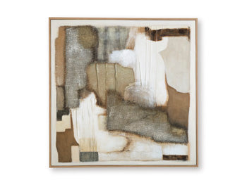Signature Design Tan/Brown/Gray Wall Art