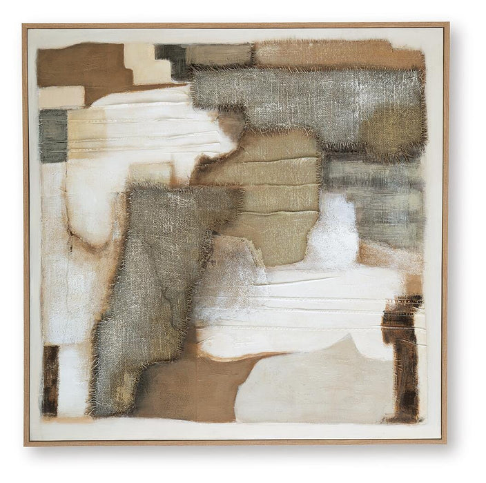 Signature Design Tan/Brown/Gray Wall Art
