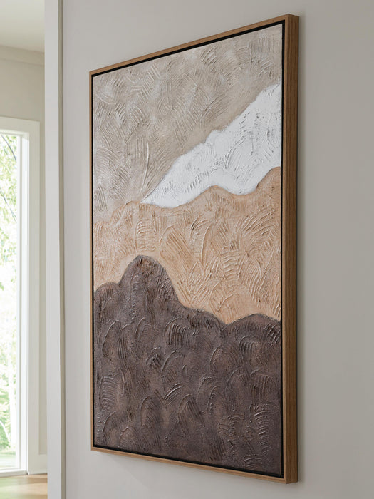 Signature Design Tan/Brown/White Wall Art