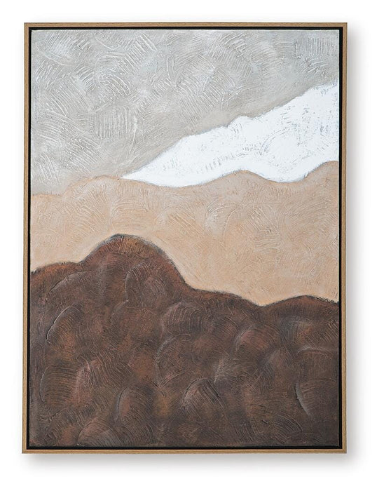 Signature Design Tan/Brown/White Wall Art