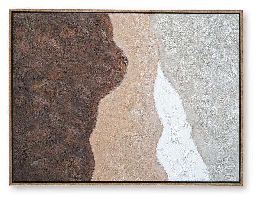Signature Design Tan/Brown/White Wall Art