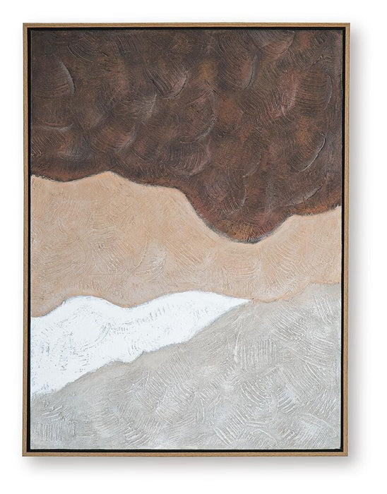 Signature Design Tan/Brown/White Wall Art
