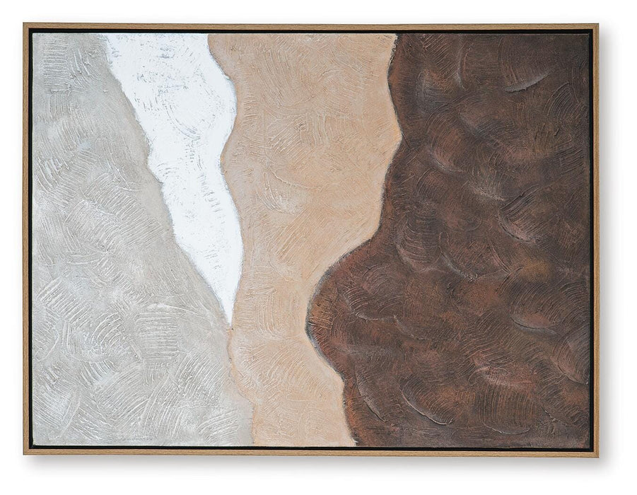 Signature Design Tan/Brown/White Wall Art