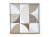 Signature Design Tan/Taupe/White Wall Art