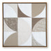 Signature Design Tan/Taupe/White Wall Art