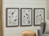 Signature Design Brown/Black/White Wall Art Set (3/CN)