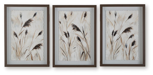 Signature Design Brown/Black/White Wall Art Set (3/CN)