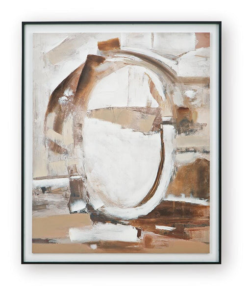 Signature Design Brown/White/Black Wall Art