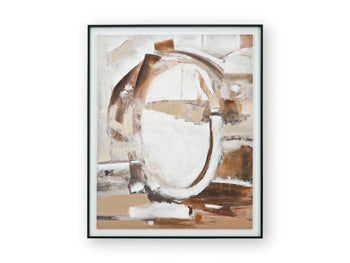 Signature Design Brown/White/Black Wall Art