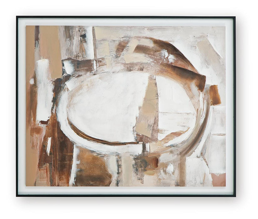 Signature Design Brown/White/Black Wall Art