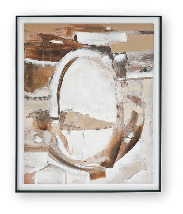 Signature Design Brown/White/Black Wall Art